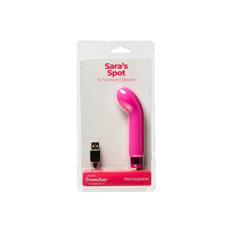 Sara's Spot Rechargeable Bullet With Removable G-Spot Sleeve-Pinkfoxxx
