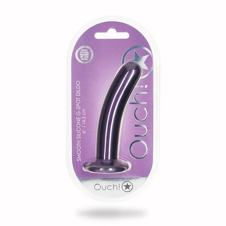 Shots Ouch! Smooth Silicone G-Spot Dildo-Pinkfoxxx