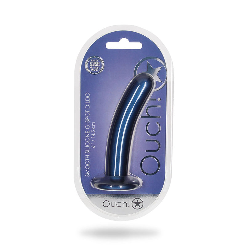 Shots Ouch! Smooth Silicone G-Spot Dildo-Pinkfoxxx