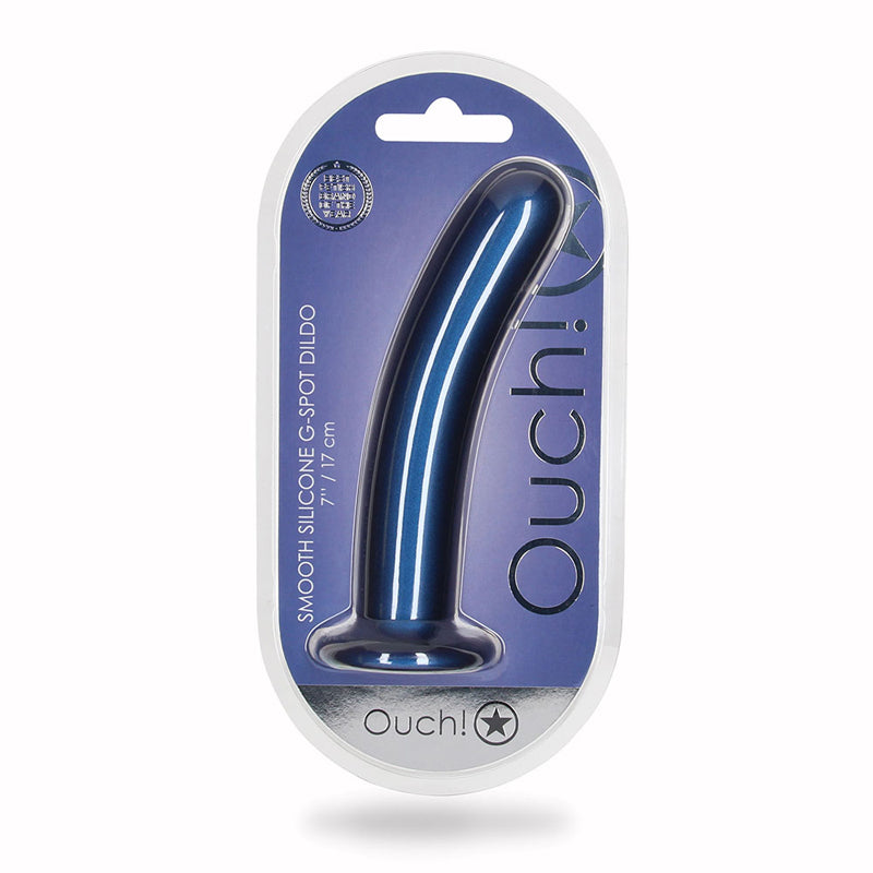 Shots Ouch! Smooth Silicone G-Spot Dildo-Pinkfoxxx