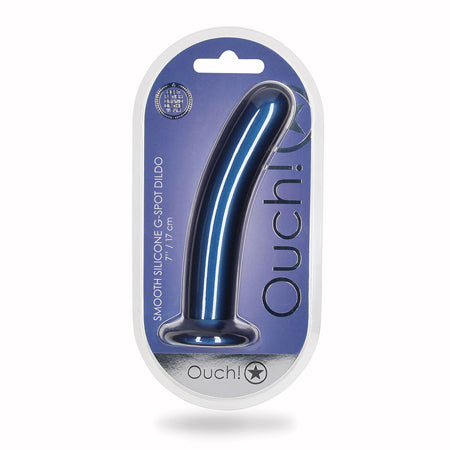 Shots Ouch! Smooth Silicone G-Spot Dildo-Pinkfoxxx