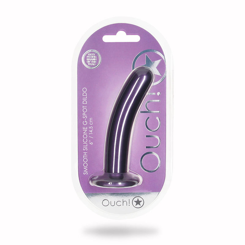 Shots Ouch! Smooth Silicone G-Spot Dildo-Pinkfoxxx