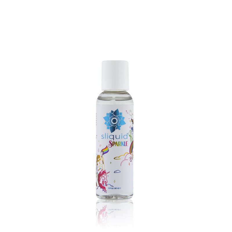 Sliquid Naturals Sparkle Pride Water-Based Lubricant-Pinkfoxxx