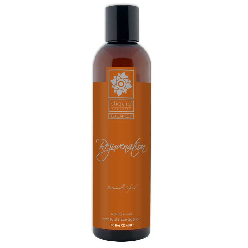 Sliquid Organics Balance Massage Oil Rejuvenation (Mandarin Basil)