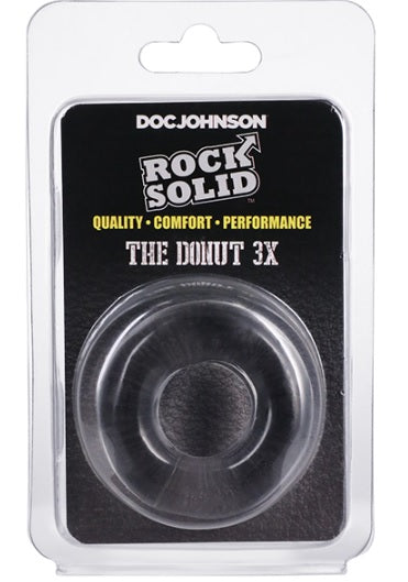 ROCK SOLID DONUT 3X CLEAR