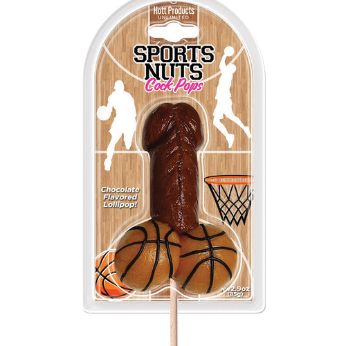 SPORTS NUTS COCK POPS BASKET BALLS CHOCOLATE LOVERS