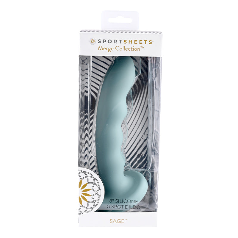 Sportsheets Merge Collection Tana 8 in. Silicone G-Spot Dildo with Suction Cup-Pinkfoxxx
