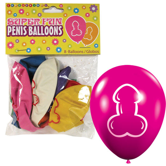 Super Fun Penis Balloons 8-Pack-Pinkfoxxx