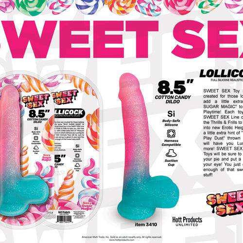 SWEET SEX LOLLICOCK 8.5IN DILDO