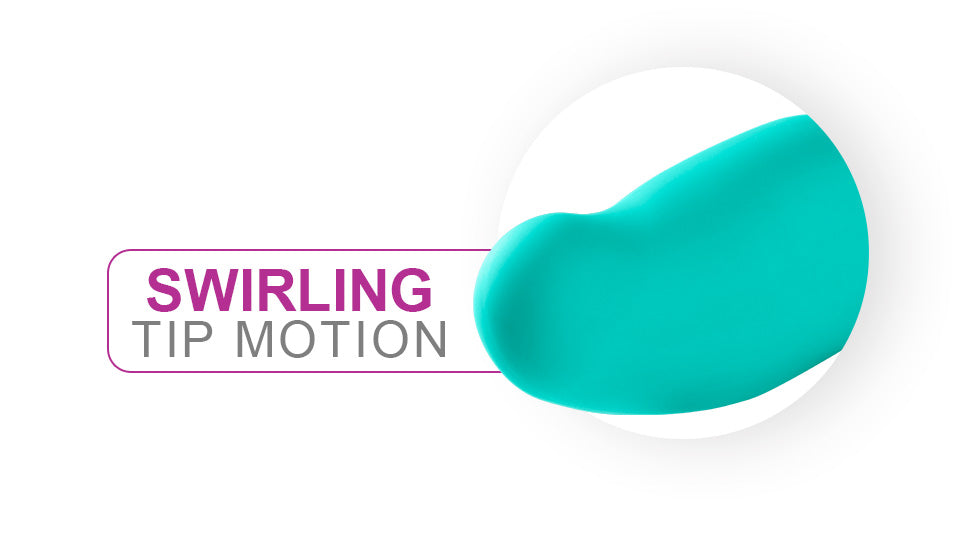 CLOUD 9 HEALTH & WELLNESS WIRELESS REMOTE CONTROL EGG W/ SWIRLING MOTION TEAL - WTC938