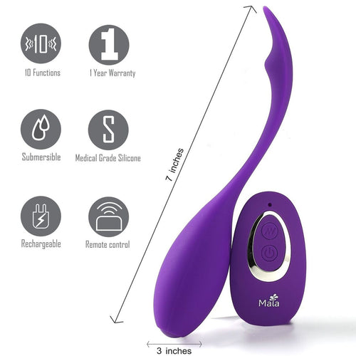 SYRENE MAIA REMOTE LUXURY BULLET VIBRATOR - MTLM16D07TL4
