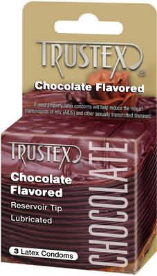 TRUSTEX CONDOMS-CHOCOLATE - T4020