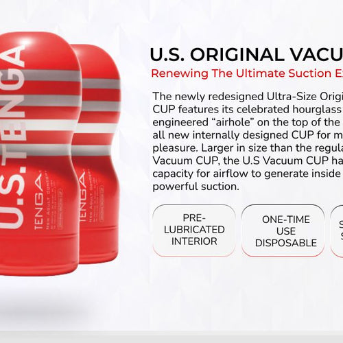 TENGA U.S. ORIGINAL VACUUM CUP (NET) - TENTOC201US