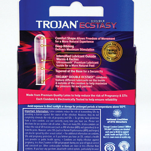 TROJAN DOUBLE ECSTASY 3PK - T01961