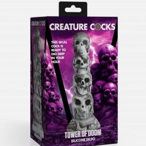 CREATURE COCKS TOWER OF DOOM SILICONE DILDO - XRAH559