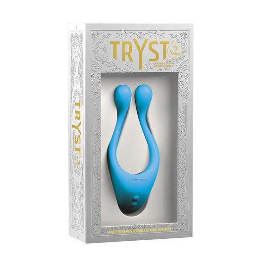 TRYST V2 BENDABLE MULTI EROGENOUS ZONE MASSAGER WITH REMOTE-Pinkfoxxx