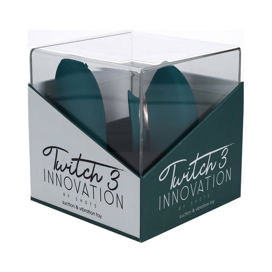 TWITCH 3 SILICONE RECHARGEABLE VIBRATOR & SUCTION-Pinkfoxxx