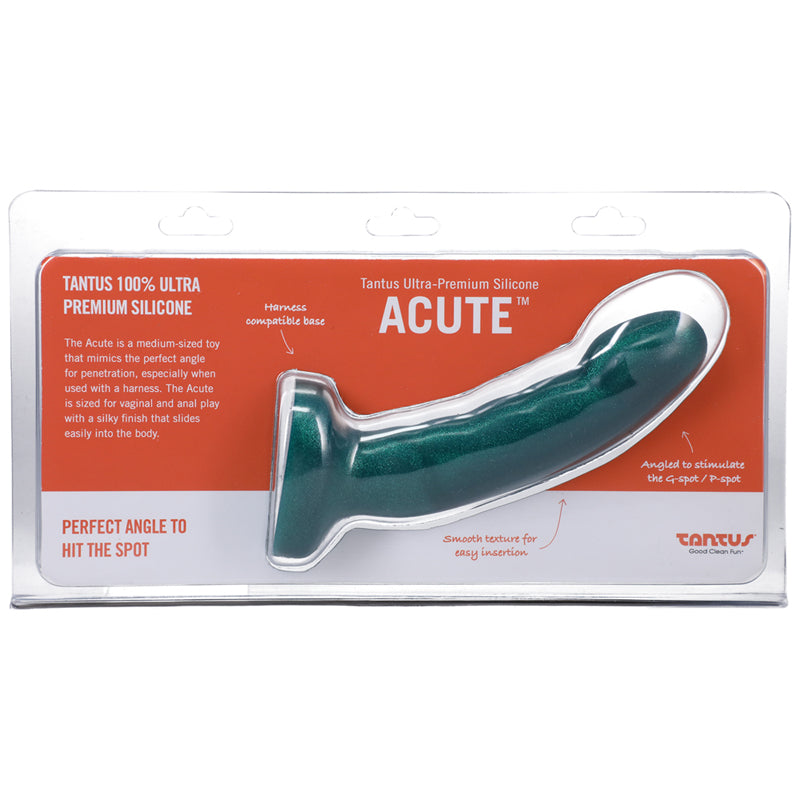 Tantus Acute 5.5 in. Curved Dildo Medium-Firm-Pinkfoxxx
