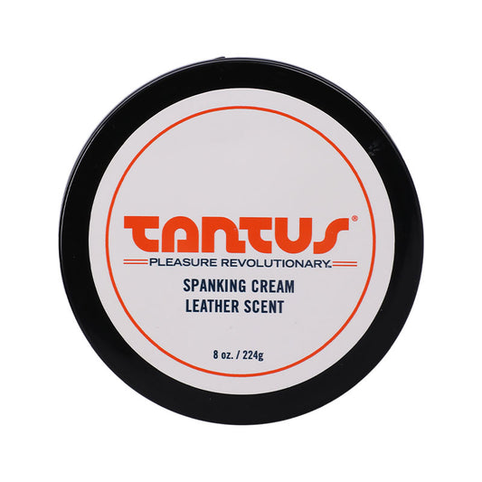 Tantus Apothecary Spanking Cream Leather Scent 8 oz.-Pinkfoxxx