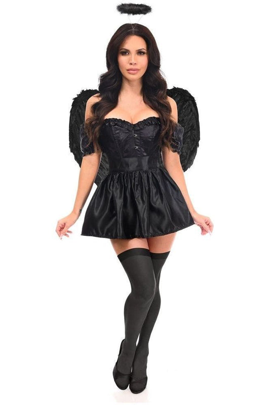 Top Drawer 4 PC Dark Angel Corset Costume