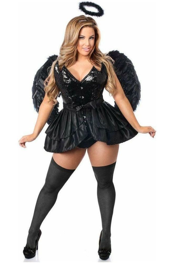 Top Drawer 4 PC Fallen Angel Corset Costume