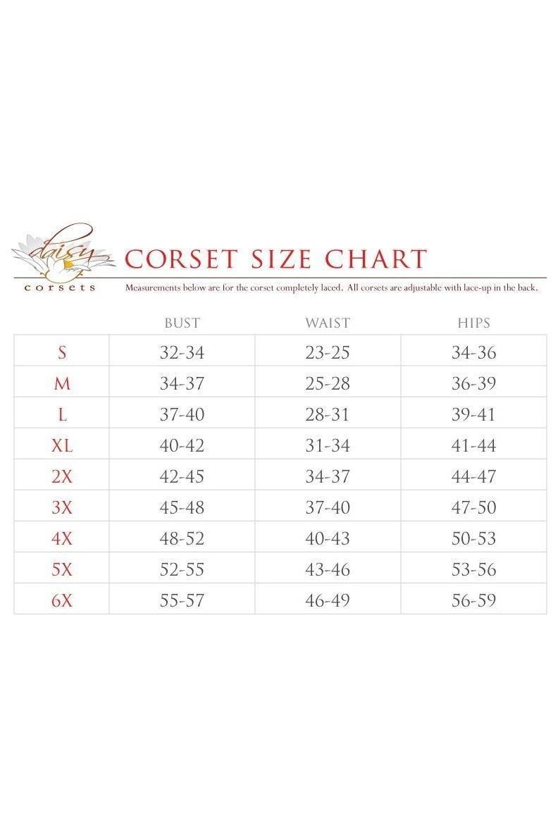 Top Drawer 4 PC Red Patent Nurse Corset Costume