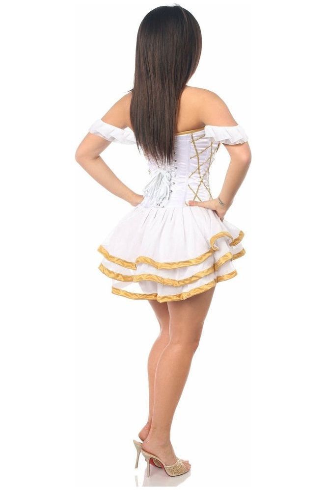 Top Drawer Steel Boned Greek Goddess Corseted Dress