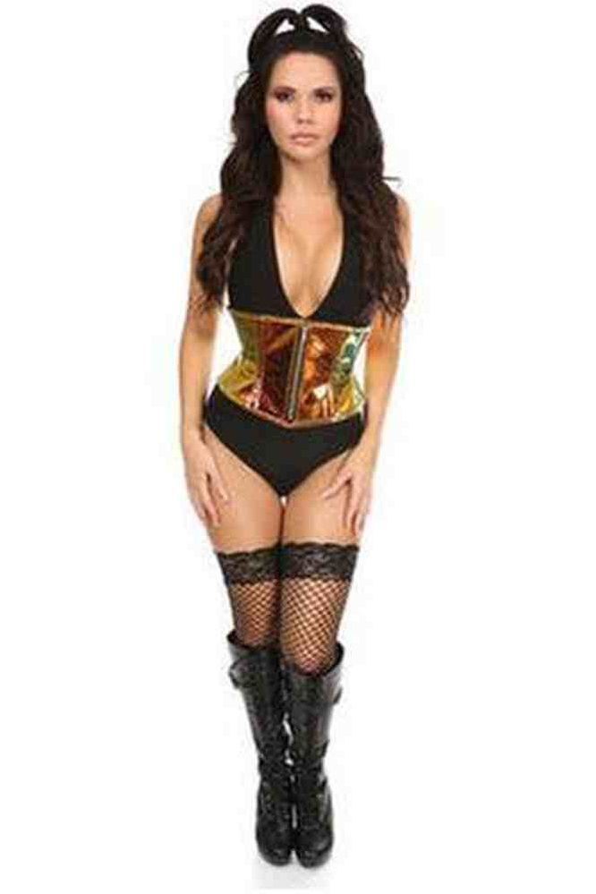 Top Drawer Sunset Holo Steel Boned Mini Cincher