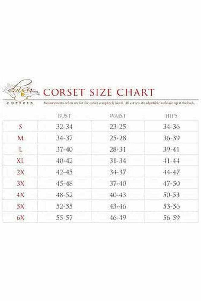 Top Drawer White Satin Underbust Steel Boned Corset