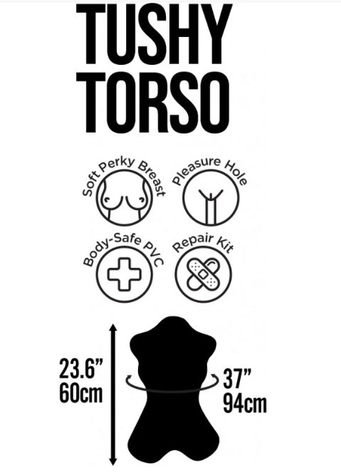 TUSHY TORSO BLOW UP PARTY DOLL