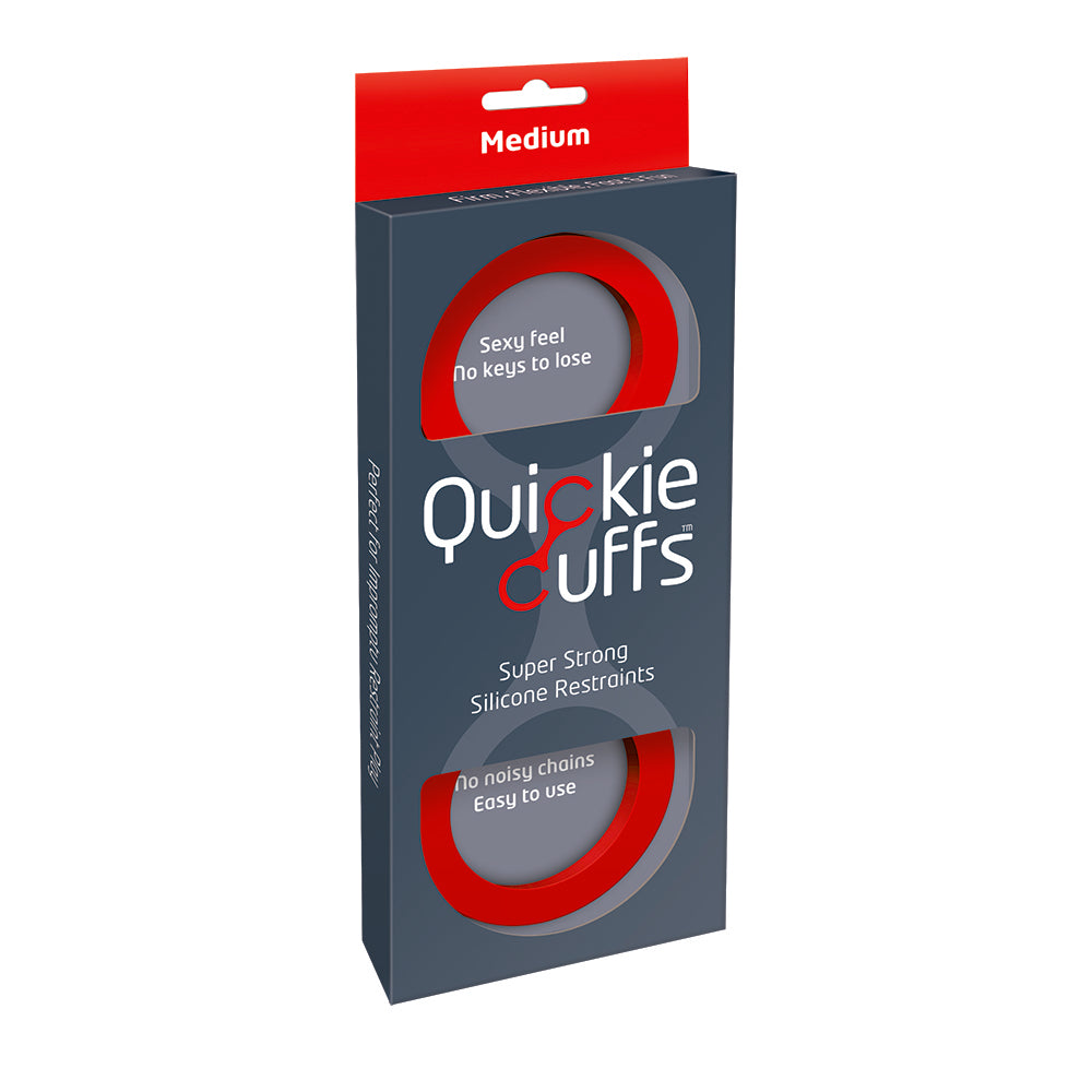 QUICKIE CUFFS RED MEDIUM - CREUSQCMR
