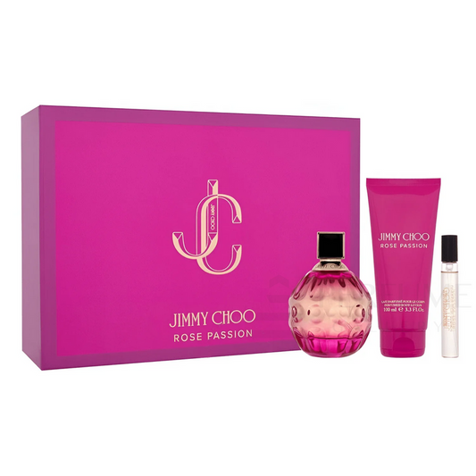 JIMMY CHOO ROSE PASSION 3PC SET, WOMEN'S GIFT SET, EDP