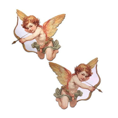 PASTEASE CUPID CHERUB VINTAGE BREAST PASTIES VALENTINES DAY - PASCHRB5