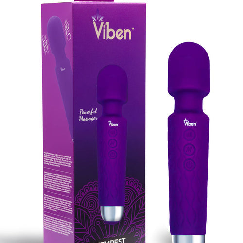 VIBEN TEMPEST INTENSE WAND MASSAGER VIOLET - VB66104