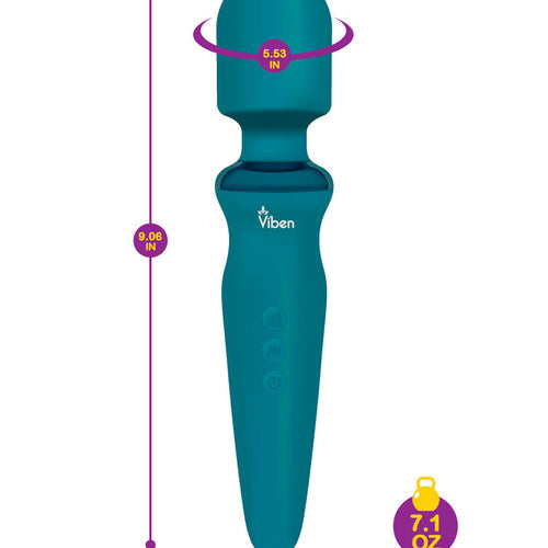 VIBEN FIERCE INTENSE WAND MASSAGER OCEAN - VB75002