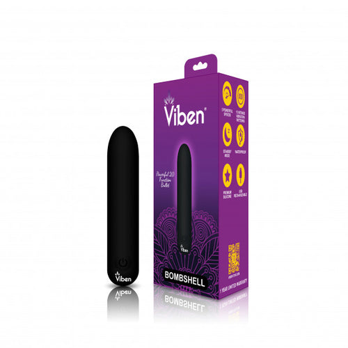 VIBEN BOMBSHELL MIGHTY BULLET BLACK - VB75008