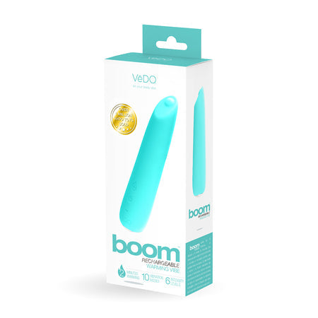 VEDO BOOM RECHARGEABLE WARMING SILICONE SLIMLINE VIBRATOR-Pinkfoxxx