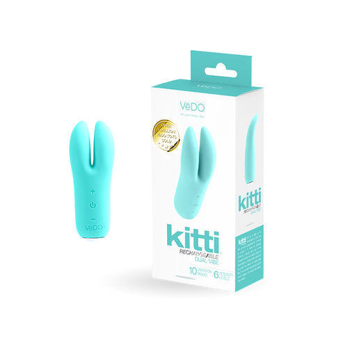 VEDO KITTI RECHARGEABLE VIBE TURQUOISE - VIF0901