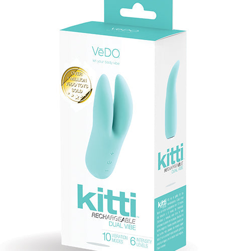 VEDO KITTI RECHARGEABLE VIBE TURQUOISE - VIF0901