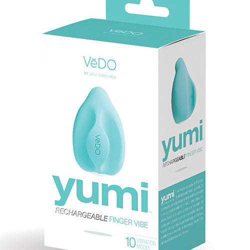 VEDO YUMI RECHARGEABLE VIBE TEASE ME TURQUOISE - VIF0501