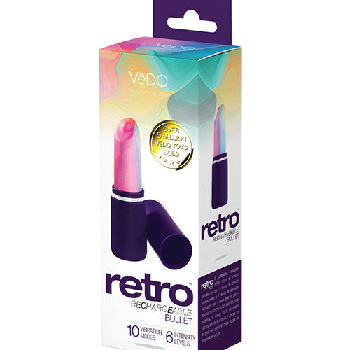 VEDO RETRO RECHARGEABLE BULLET PURPLE - VIF1813