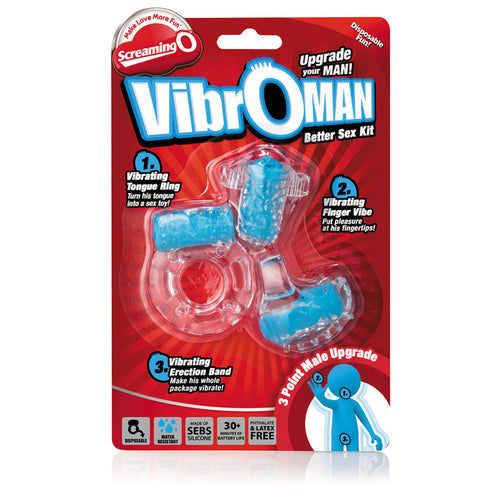SCREAMING O VIBRO MAN BLUE - SCRVIB110