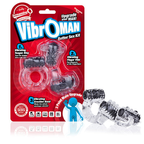 SCREAMING O VIBRO MAN BLACK - SCRVIBBL101
