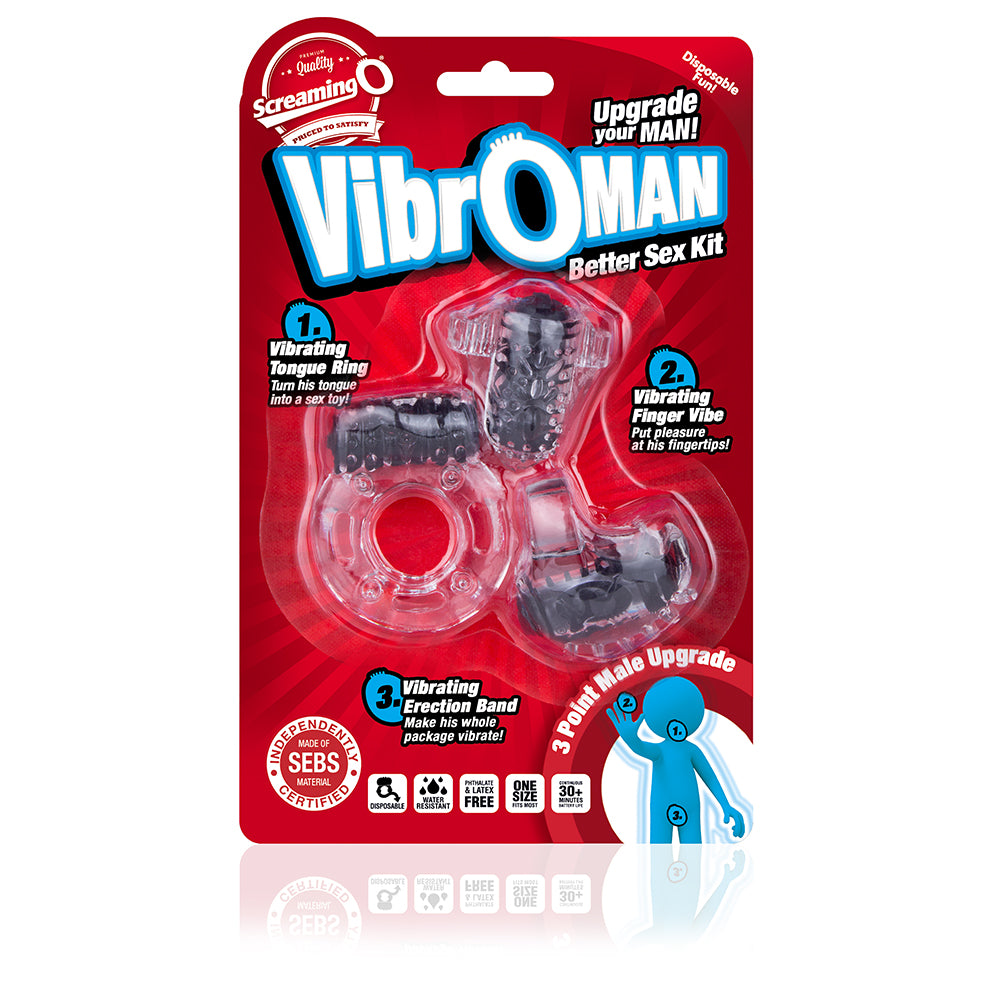 SCREAMING O VIBRO MAN BLACK - SCRVIBBL101