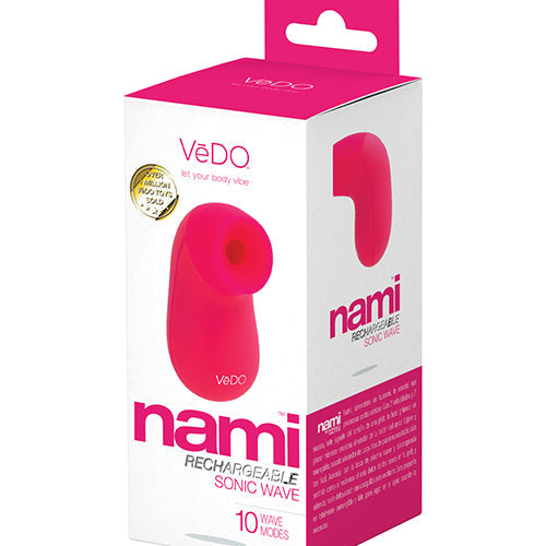 VEDO NAMI SONIC VIBE FOXY PINK RECHARGEABLE - VIF1009