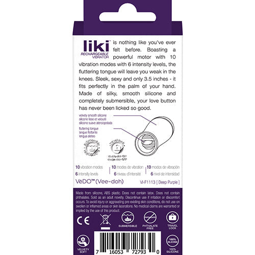 VEDO LIKI FLICKER VIBE DEEP PURPLE - VIF1113
