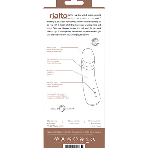 VEDO RIALTO RECHARGEABLE VIBE MOCHA - VIL0114