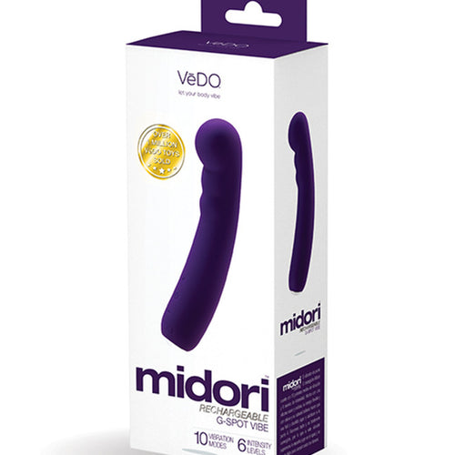 VEDO MIDORI RECHARGEABLE GSPOT VIBE DEEP PURPLE - VIP2013