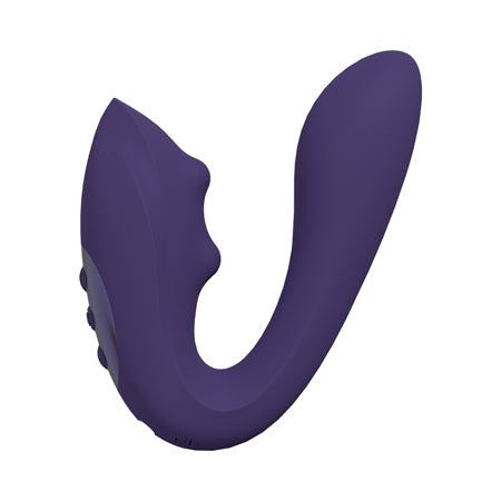VIVE Yumi Rechargeable Triple Motor G-Spot Finger Motion Vibrator and Flickering Tongue Stimulator-Pinkfoxxx