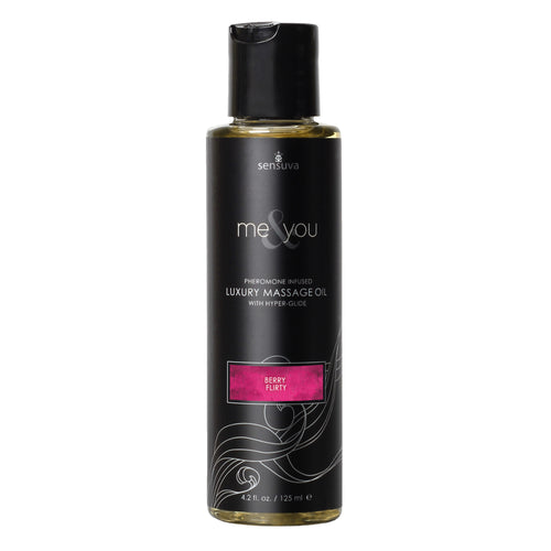 ME & YOU MASSAGE OIL BERRY FLIRT 4.2 OZ - ONVL455